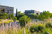 Alila Jabal Akhdar hotel, nestled 2000 metres above sea level, surrounded by Al Hajar Mountains, Sultanate of Oman, Arabian Peninsula