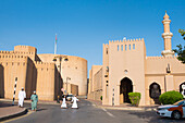 Nizwa und sein Fort, Region Ad Dakhiliyah, Sultanat Oman, Arabische Halbinsel