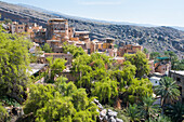 Village of Misfat (Misfah) Al Abriyeen in Jebel Akhdar, gradually renovated, Sultanate of Oman, Arabian Peninsula