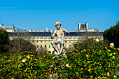 Statue, Jardin du Palais Royal, Paris, Frankreich