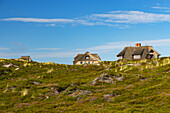 Traditionelle reetgedeckte Häuser, Rantum, Sylt, Schleswig Holstein, Deutschland, Europa