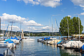 Yachts on Lake Zurich, Zurich, Switzerland