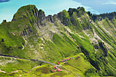 Brienzer Rothornbahn und Brienzersee, Brienz, Berner Oberland, Schweiz