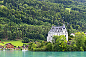 Schloss Seeburg am Brienzersee, Berner Oberland, Iseltwald, Schweiz