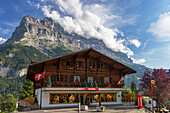 Traditionelles Chalet, Grindelwald, Jungfrauregion, Berner Oberland, Schweiz