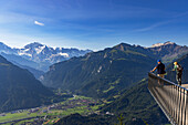 Blick auf die Jungfrau vom Harder Kulm, Interlaken, Jungfrau Region, Berner Oberland, Schweiz