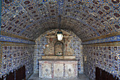 Innere Kapelle der Heiligen Barbara im Fort da Ponta da Bandeira, Lagos, Algarve, Portugal