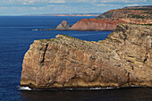 Steilküste am Cabo de Sao Vicente, Algarve, Portugal