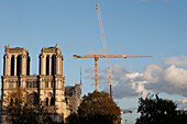 Restaurierung der Kathedrale Notre Dame, Paris, Frankreich