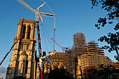 Restoration of Notre Dame Cathedral, Paris, France