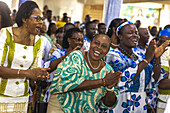 Mass in St. Anthony's Catholic Church, Hanoukope, Lome, Togo