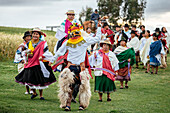 Festival of Light (Inti Raymi festival) Cochas Community, Angochagua Parochia, Imbabura Province, Ecuador