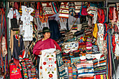 Souvenir stall, Market, Quito, Ecuador