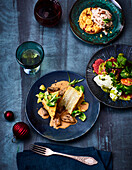 Vegetarian 3-course Christmas menu