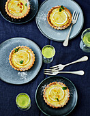 Almond and lemon tartelettes