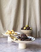 Typical sweets for Ramadan made from dates, baklava and pistachios