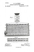 Lewis Latimer's carbon filament patent, 1882