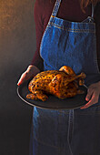 Brathähnchen aus der Heißluftfritteuse