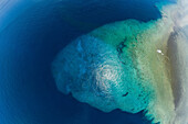 Luftaufnahme von Blue Holes, Palau