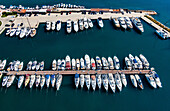 Aerial view of Port Alacati Marina,Cesme,Izmir,Turkey