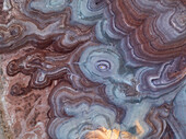 Aerial view of beautiful geological formations and abstract patterns with earthy tones,Hanksville,United States