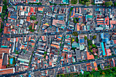 Aerial view of Kandy,a small town along Kandy Lake in Sri Lanka