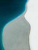 Aerial view of Marinello lakes beach,Tindari,Sicily