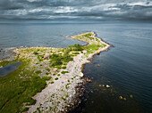 Luftaufnahme von Purekkari Kap im Norden Estlands