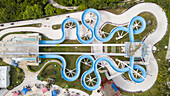 Aerial view of Wet And Wild Water Park,Benito Juarez,Quintana Roo,Mexico