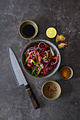 Steak marinieren im Fajita-Style