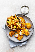 Fish and Chips aus der Heißluftfritteuse