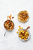Knuspertoppings und feine, kleine Extras aus der Heißluftfritteuse
