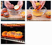 Prepare Mandarin Cheese Balls for the barbecue