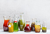 Seasoning and spice oils for barbecuing with spices, rubs and herbs