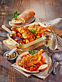 Italian garlic chicken thighs