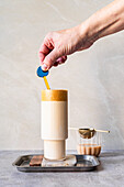 Iced Dalgona Latte mit Amarula
