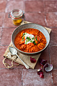 Chicken tikka with yoghurt