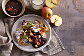 Austrian Kaiserschmarrn with fruit sauce