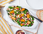 Pumpkin and kale salad