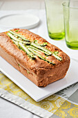 Green asparagus cake