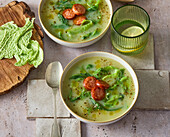 Caldo verde (Portuguese green soup)