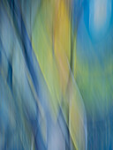 Abstract of street art (blurred motion)