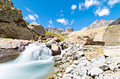 Vallone di Noaschetta, Valle dell Orco, Gran-Paradiso-Nationalpark, Provinz Turin, italienische Alpen, Piemont, Italien