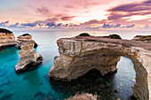 Torre Sant Andrea near Melendugno, Lecce district, Apulia, Italy