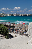 Strand Torre dell Orso, Melendugno, Bezirk Lecce, Apulien, Italien