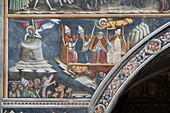 Frescoes of scenes from the Apocalypse, Basilica of Saint Catherine of Alexandria, Galatina, Lecce, Salento, Apulia, Italy