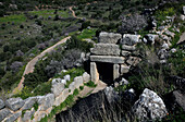 The ancient Greek city of Mycenae, UNESCO, an archaeological site near Mykines in Argolis, north-eastern Peloponnese, Greece