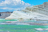 Scala dei Turchi, Agrigento, Sizilien, Italien