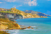 Riserva Naturale di Punta Bianca, Palma di Montechiaro, Agrigento, Sizilien, Italien