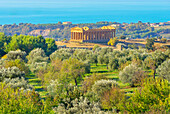 Concordia-Tempel, Tal der Tempel, Agrigento, UNESCO, Sizilien, Italien